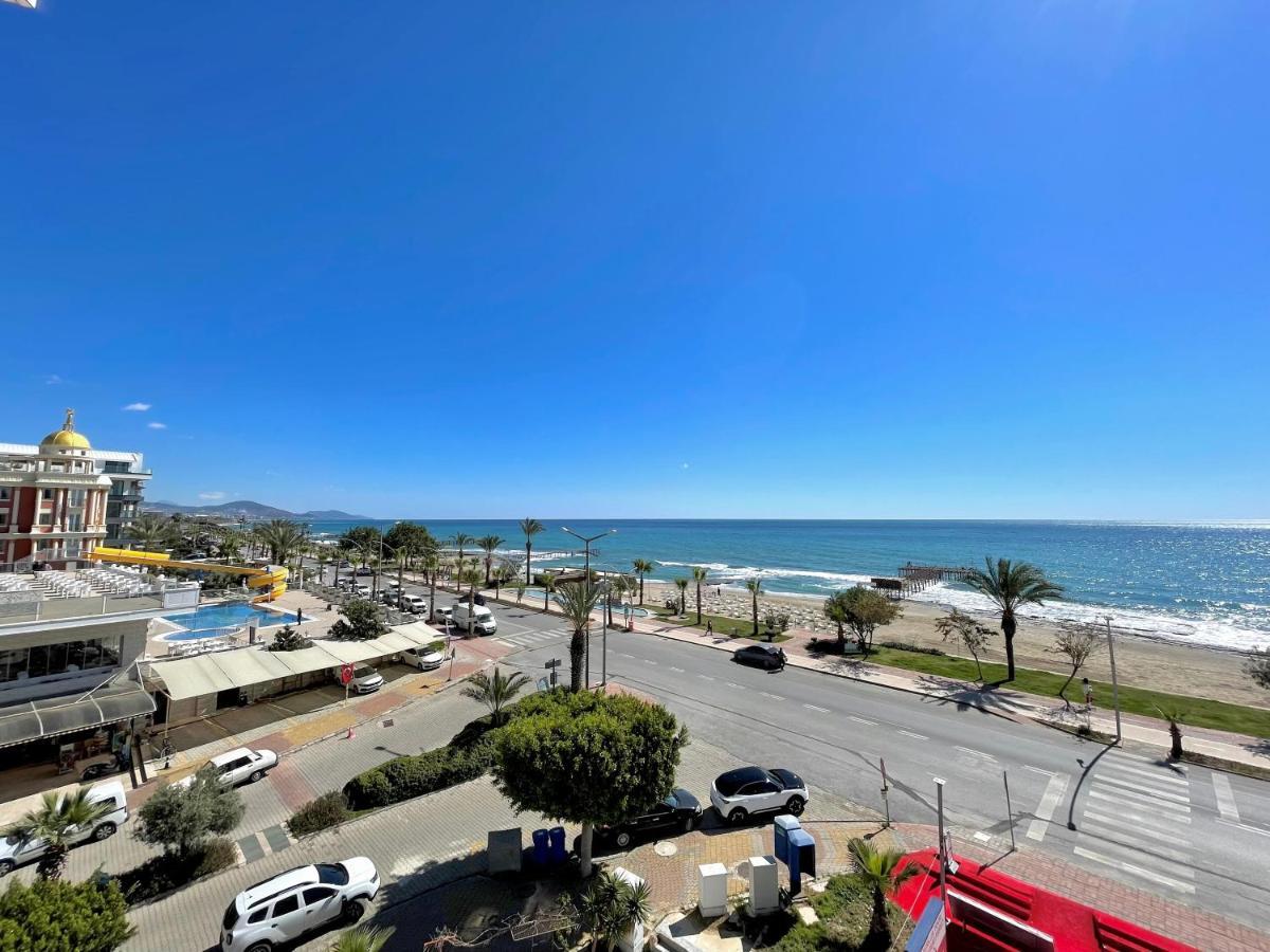 Sa Apartments! Beachfront Apartment With Sea View & Pool Alanya Exterior foto